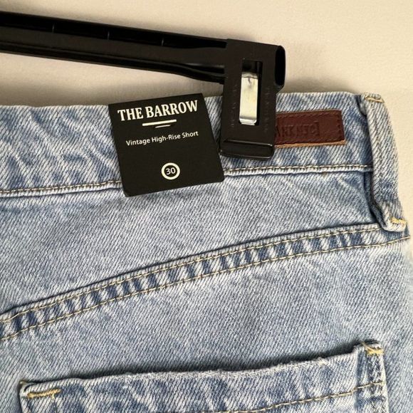 NWT BLANKNYC Barrow High Waist‎ Cutoff Denim Shorts in Read My Lips (30) - Picture 6 of 9